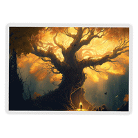 Majestic Glowing Tree | Wall Poster