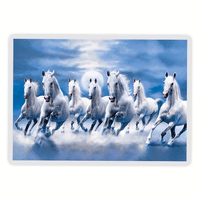Vastu 7 Horses | Wall Poster