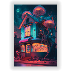 Neon House | Wall Poster