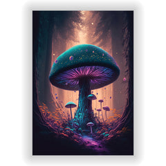 Colorful Mushroom Grove | Wall Poster