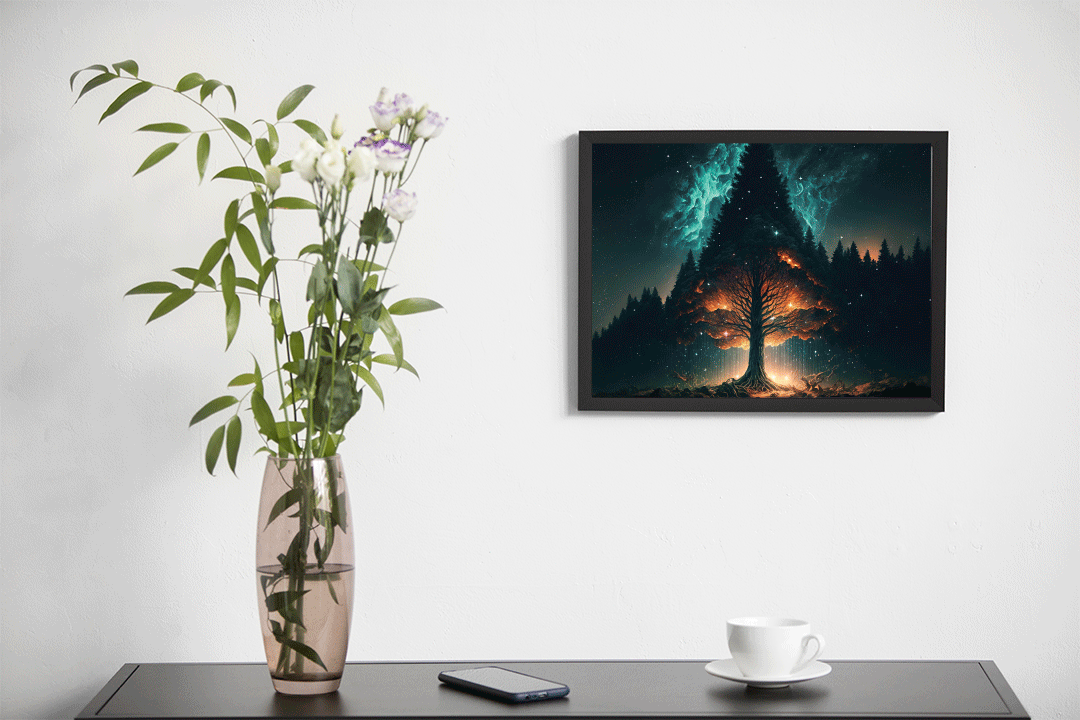 Majestic Tree Enchanted Forest | Wall Poster