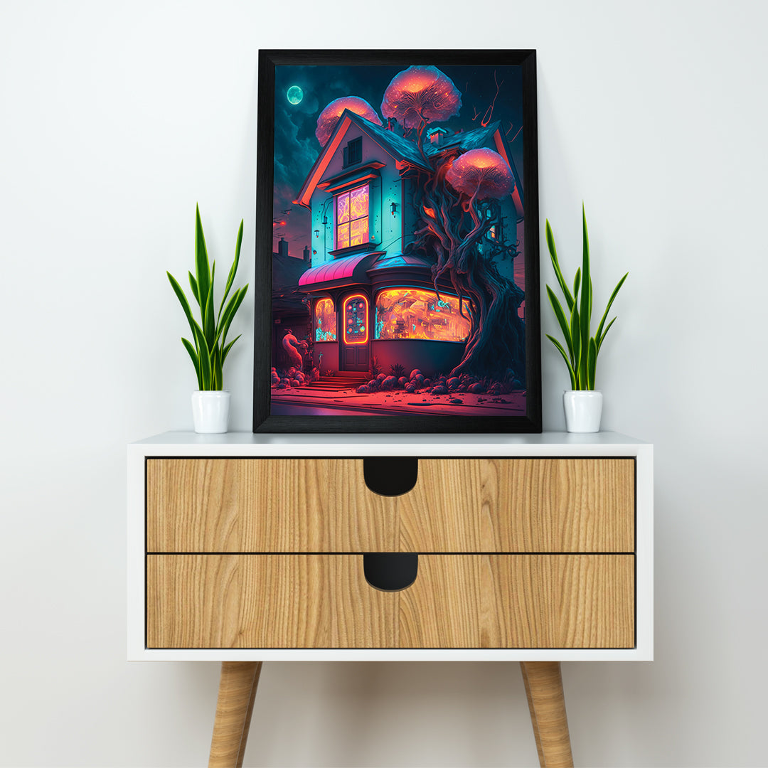 Neon House | Wall Poster