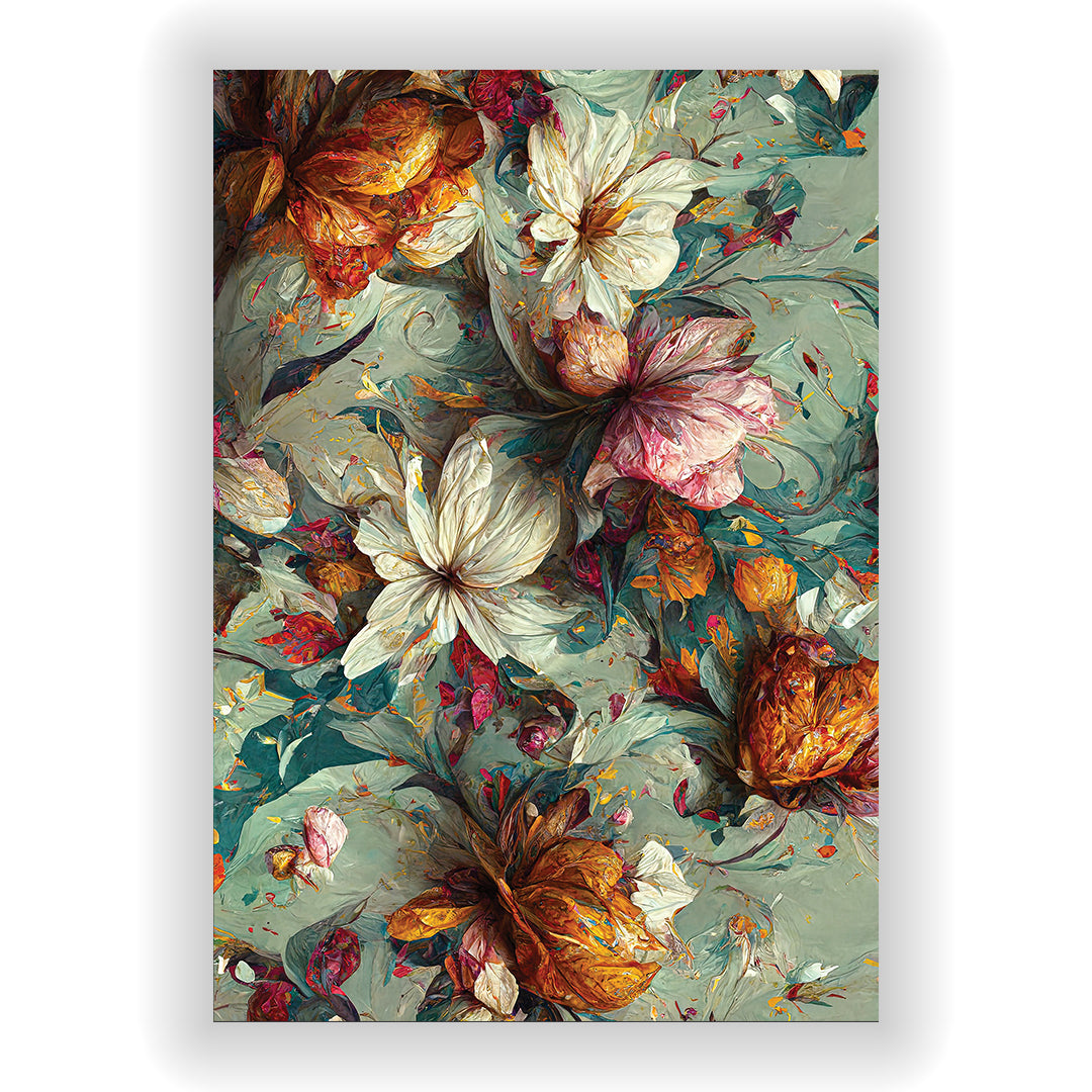Abstract flower pattern | Wall Poster